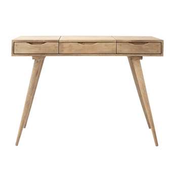 TROCADERO Solid mango wood vintage dressing table (122 x 112cm)