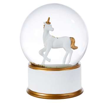 Unicorn Snow Globe (16 x 12cm)