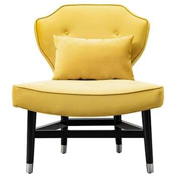 Wallberg Occasional Chair Mustard (H91 x W79 x D80cm)